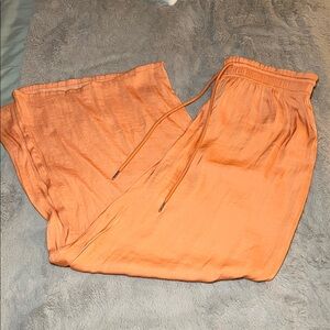 Rachel Zoe Orange Wide Leg Pants